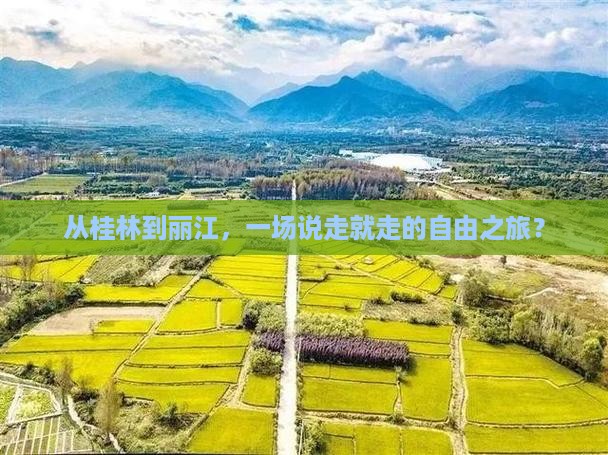 从桂林到丽江，一场说走就走的自由之旅？