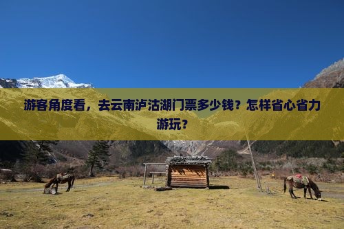 游客角度看，去云南泸沽湖门票多少钱？怎样省心省力游玩？