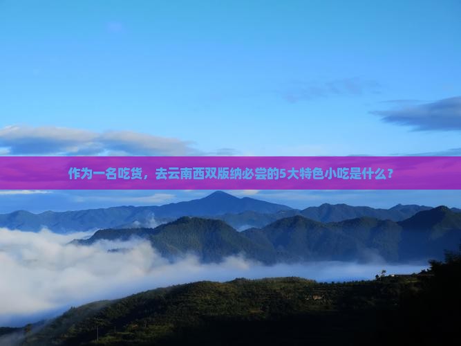 作为一名吃货，去云南西双版纳必尝的5大特色小吃是什么？