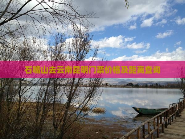 石嘴山去云南昆明门票价格及距离查询