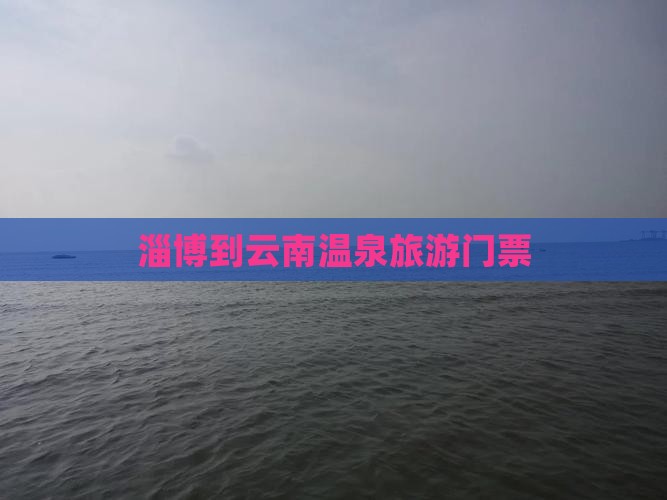 淄博到云南温泉门票