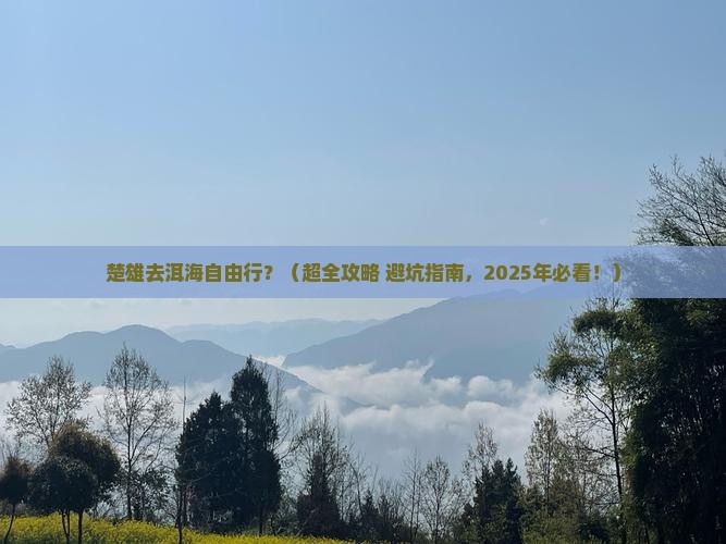 楚雄到云南洱海自由团