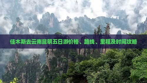 佳木斯去云南昆明五日游