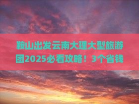 鞍山到云南大理大型旅游团