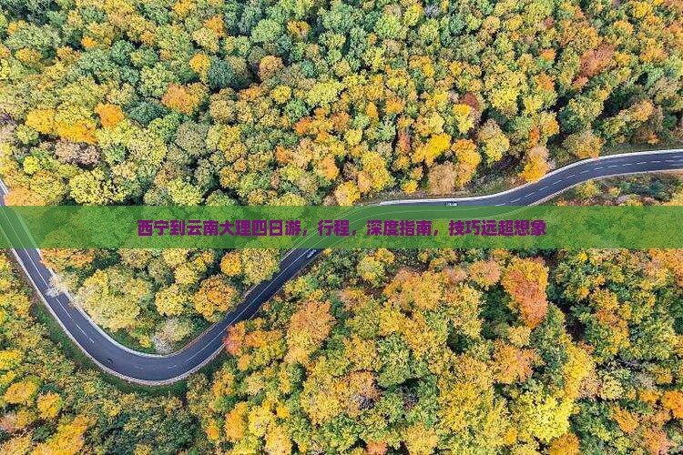 西宁到云南大理四日游