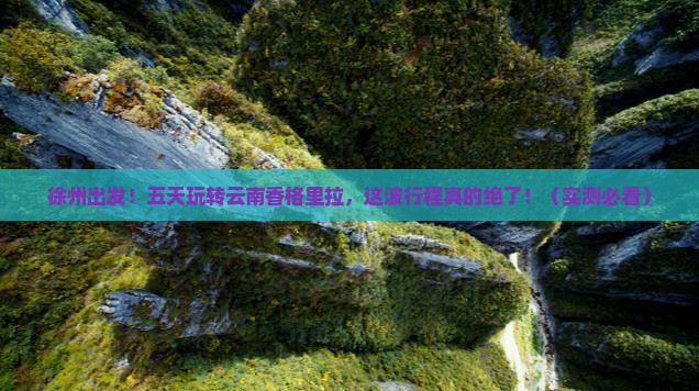 徐州去云南香格里拉五日游