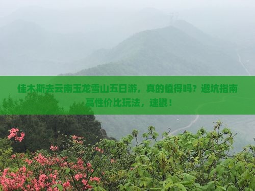 佳木斯去云南玉龙雪山五日游