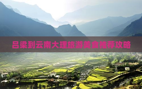 吕梁到云南大理旅游美食推荐攻略