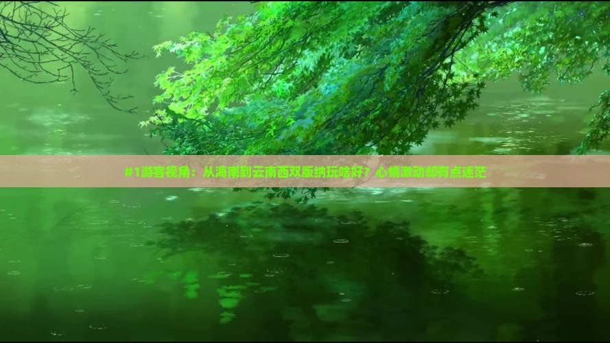 #1游客视角：从海南到云南西双版纳玩啥好？心情激动却有点迷茫
