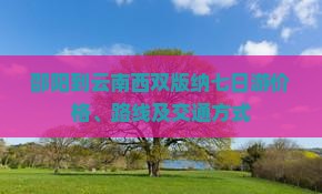 邵阳到云南西双版纳七日游价格、路线及交通方式