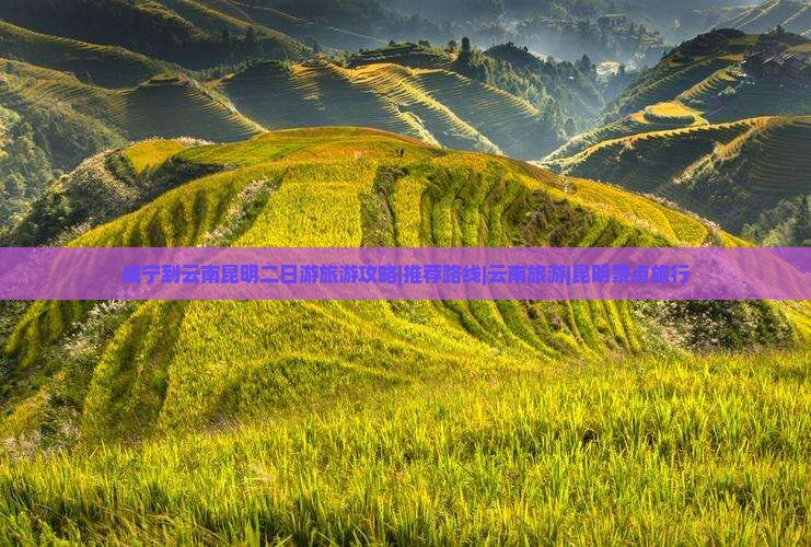 咸宁到云南昆明二日游旅游攻略|推荐路线|云南旅游|昆明景点旅行