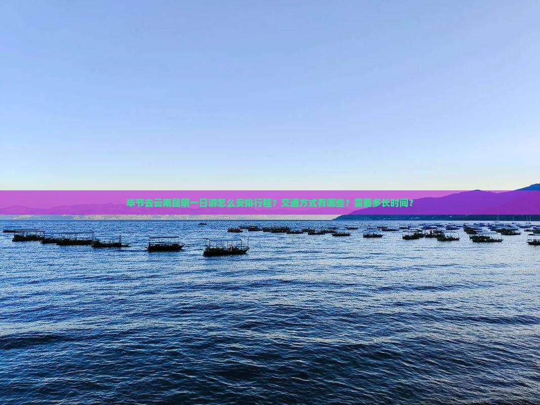 毕节去云南昆明一日游怎么安排行程？交通方式有哪些？需要多长时间？