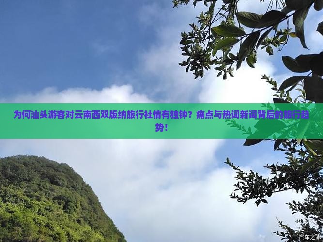 为何汕头游客对云南西双版纳旅行社情有独钟？痛点与热词新词背后的旅行趋势！