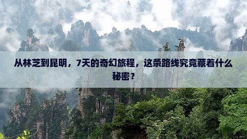 从林芝到昆明，7天的奇幻旅程，这条路线究竟藏着什么秘密？