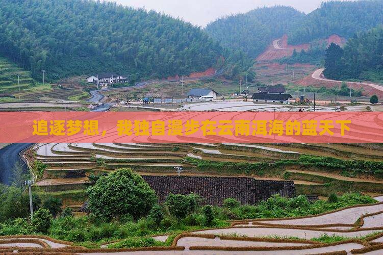 追逐梦想，我独自漫步在云南洱海的蓝天下