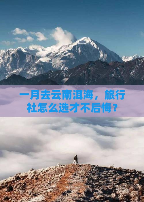 一月去云南洱海，旅行社怎么选才不后悔？