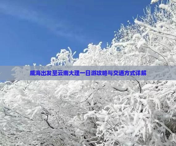 威海出发至云南大理一日游攻略与交通方式详解