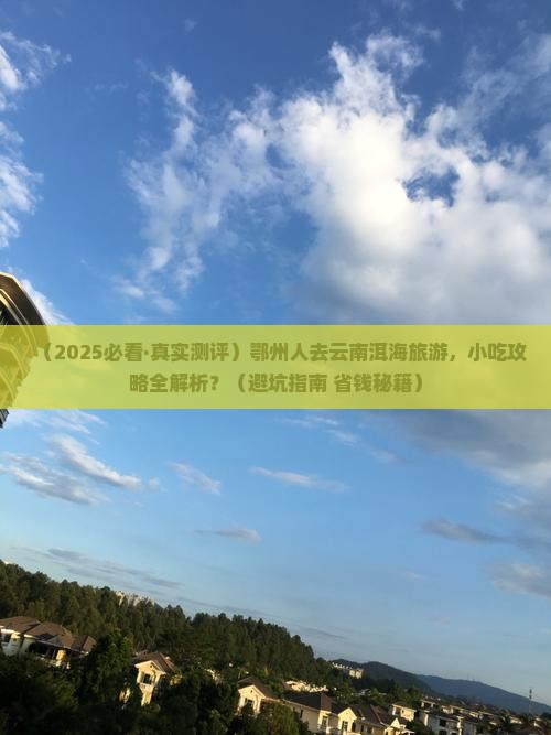 鄂州去云南洱海旅游小吃
