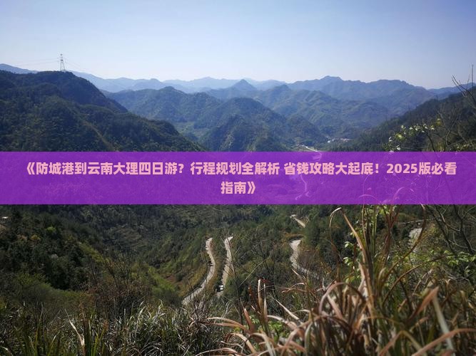 防城港到云南大理四日游
