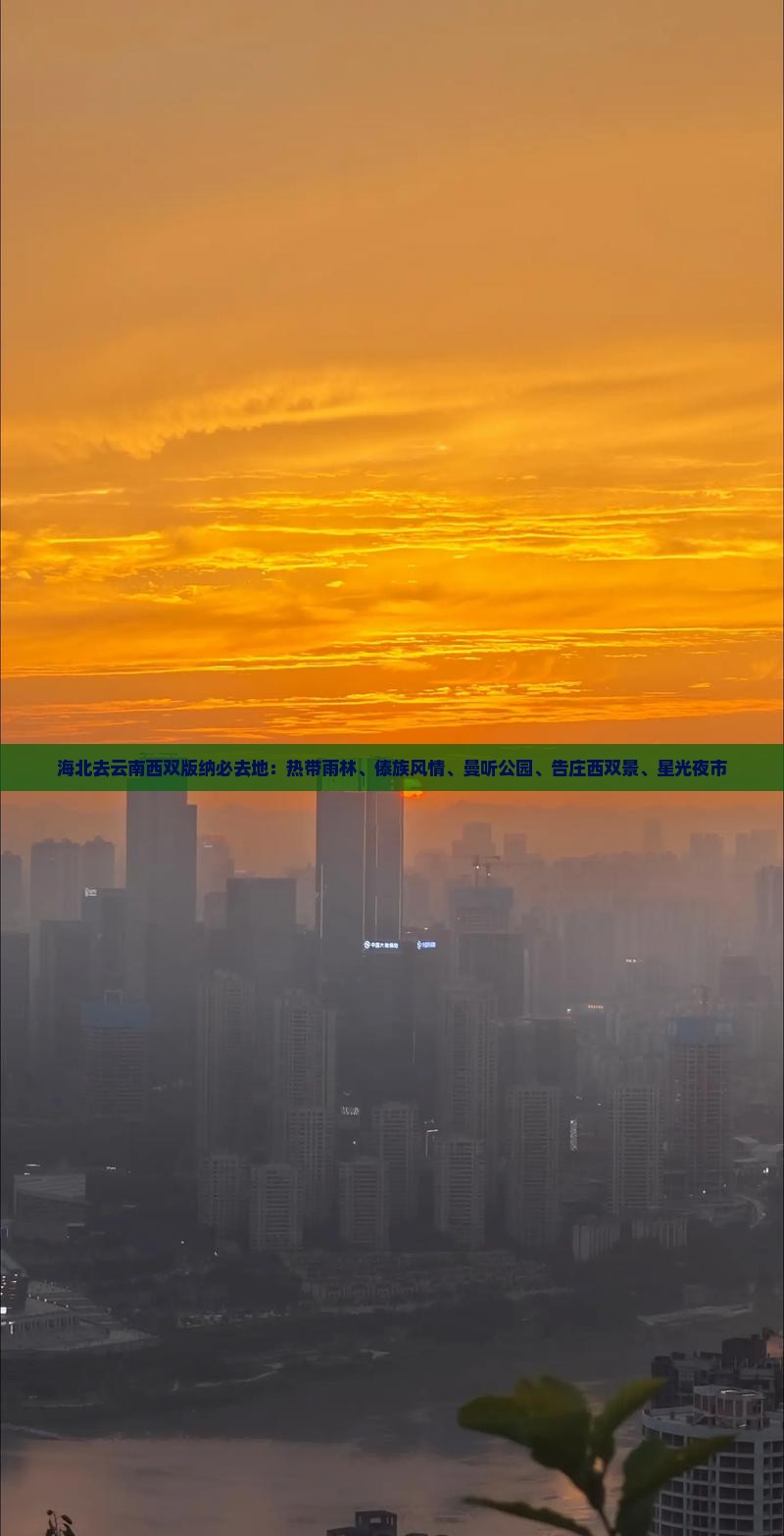 海北去云南西双版纳必去地