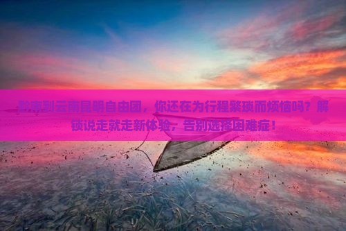 黔南到云南昆明自由团