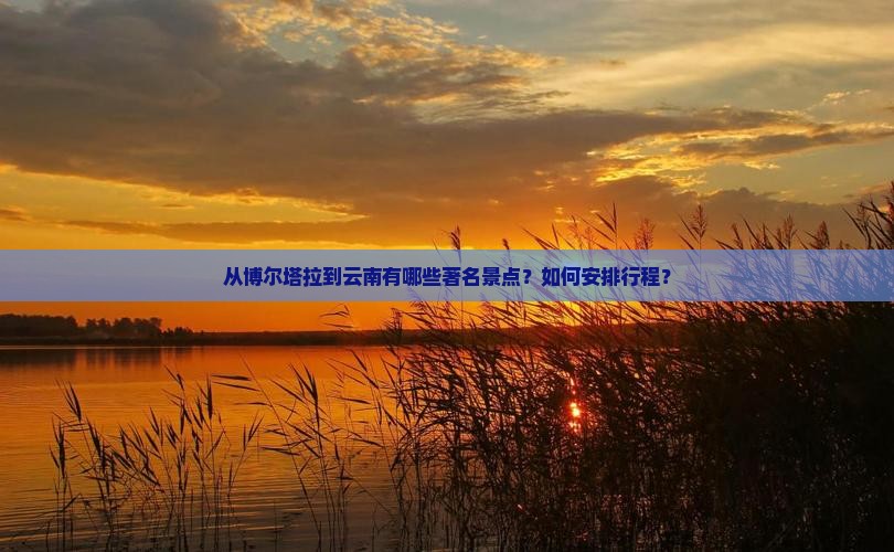 从博尔塔拉到云南有哪些著名景点？如何安排行程？