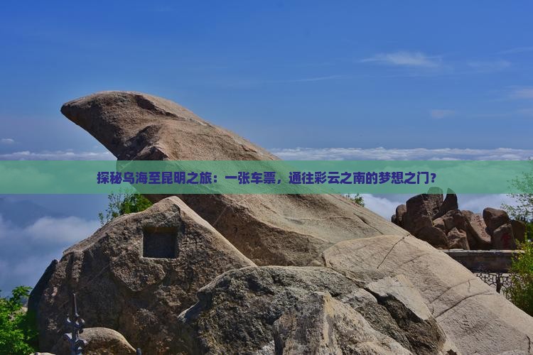 探秘乌海至昆明之旅：一张车票，通往彩云之南的梦想之门？