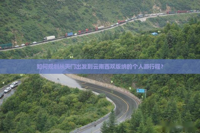 如何规划从天门出发到云南西双版纳的个人游行程？