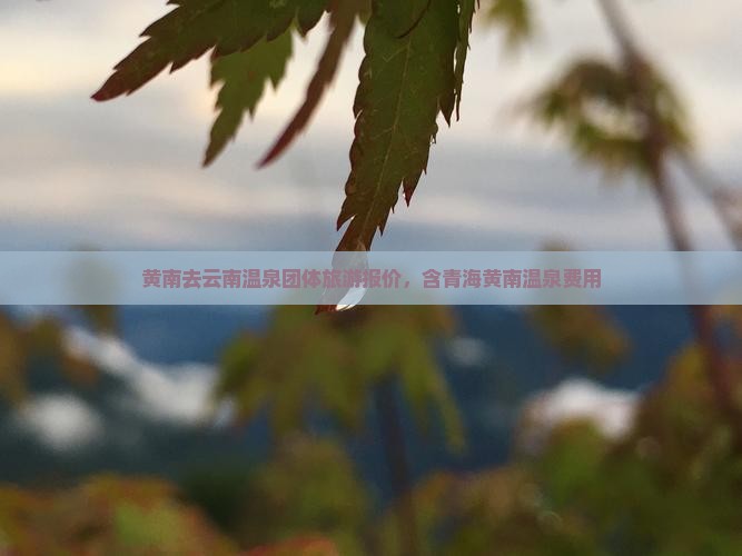 黄南去云南温泉团体旅游报价，含青海黄南温泉费用