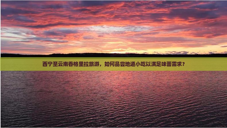 西宁至云南香格里拉旅游，如何品尝地道小吃以满足味蕾需求？