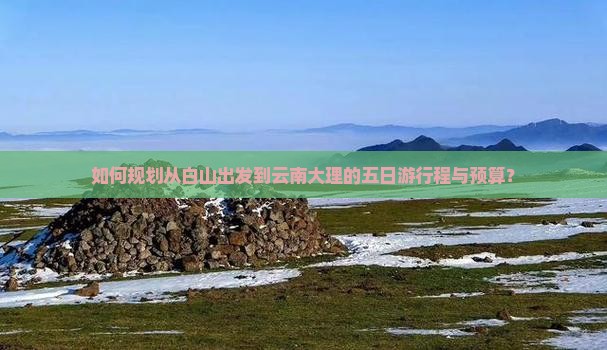 如何规划从白山出发到云南大理的五日游行程与预算？