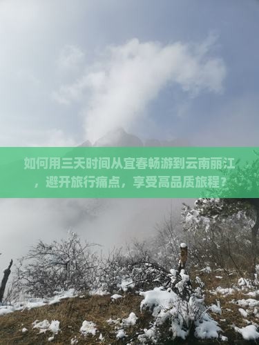 如何用三天时间从宜春畅游到云南丽江，避开旅行痛点，享受高品质旅程？