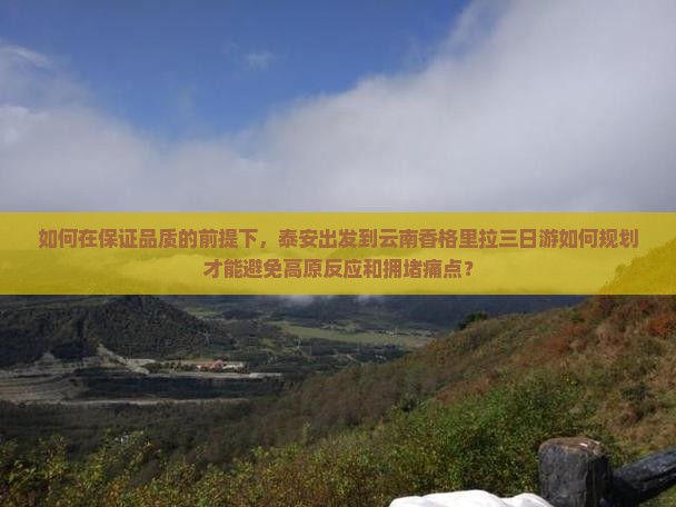 如何在保证品质的前提下，泰安出发到云南香格里拉三日游如何规划才能避免高原反应和拥堵痛点？
