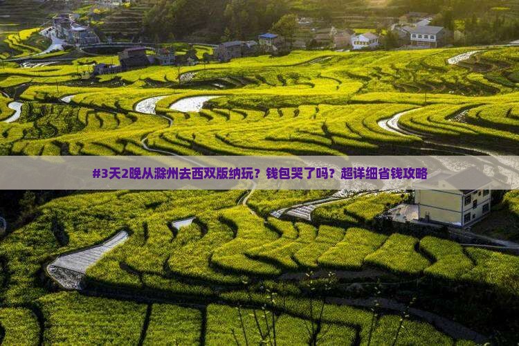 #3天2晚从滁州去西双版纳玩？钱包哭了吗？超详细省钱攻略