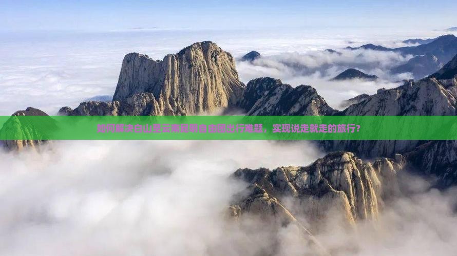 如何解决白山至云南昆明自由团出行难题，实现说走就走的旅行？