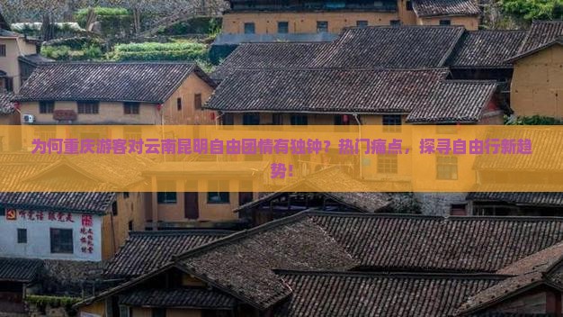 为何重庆游客对云南昆明自由团情有独钟？热门痛点，探寻自由行新趋势！