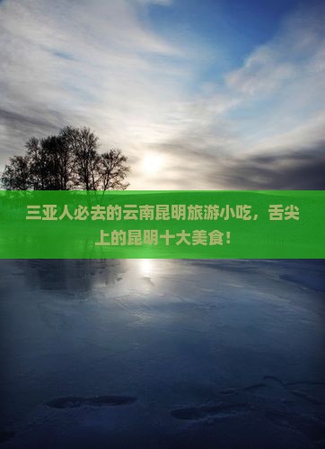 三亚去云南昆明旅游小吃