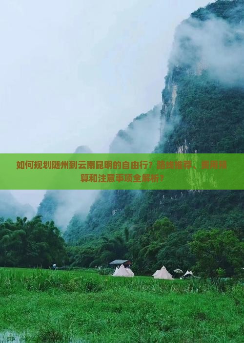 如何规划随州到云南昆明的自由行？路线推荐、费用预算和注意事项全解析？