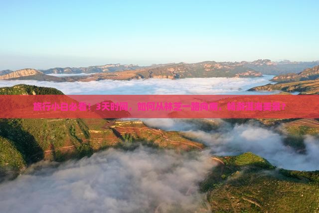 旅行小白必看！3天时间，如何从林芝一路向南，畅游洱海美景？