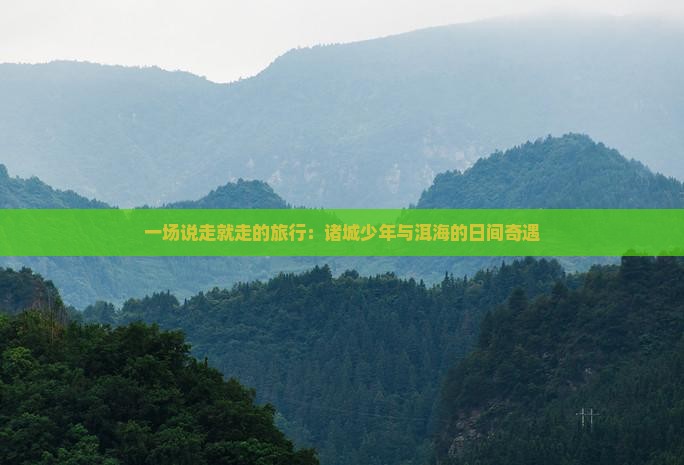 一场说走就走的旅行：诸城少年与洱海的日间奇遇
