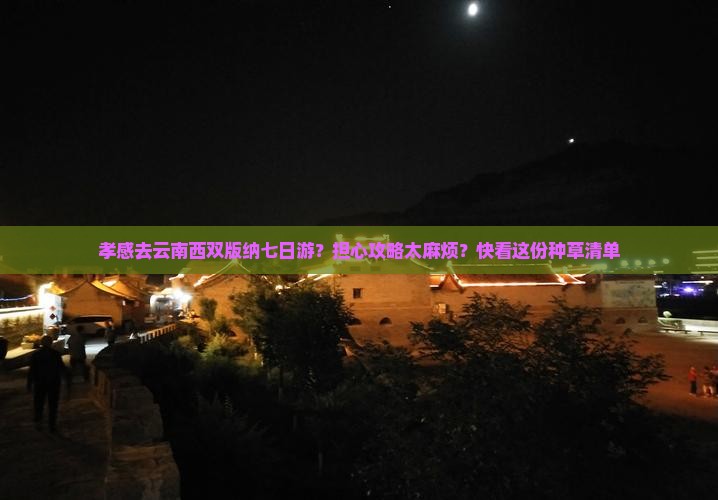 孝感去云南西双版纳七日游?担心攻略太麻烦?快看这份种草清单 孝感去云南西双版纳七日游?担心攻略太麻烦?快看这份种草清单