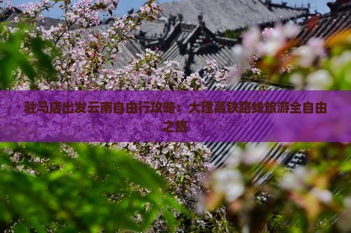 驻马店出发云南自由行攻略：大理高铁路线旅游全自由之旅