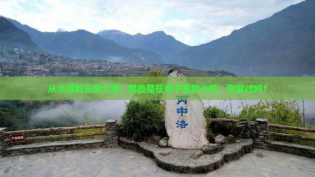 从济源到云南大理，那些藏在巷子里的小吃，你尝过吗？