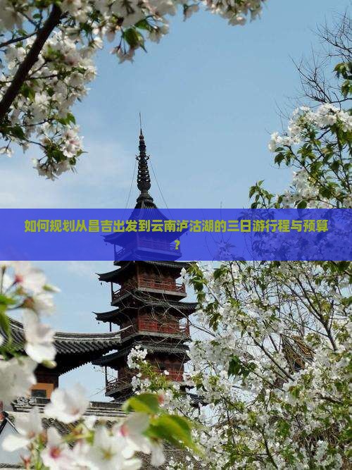 如何规划从昌吉出发到云南泸沽湖的三日游行程与预算？