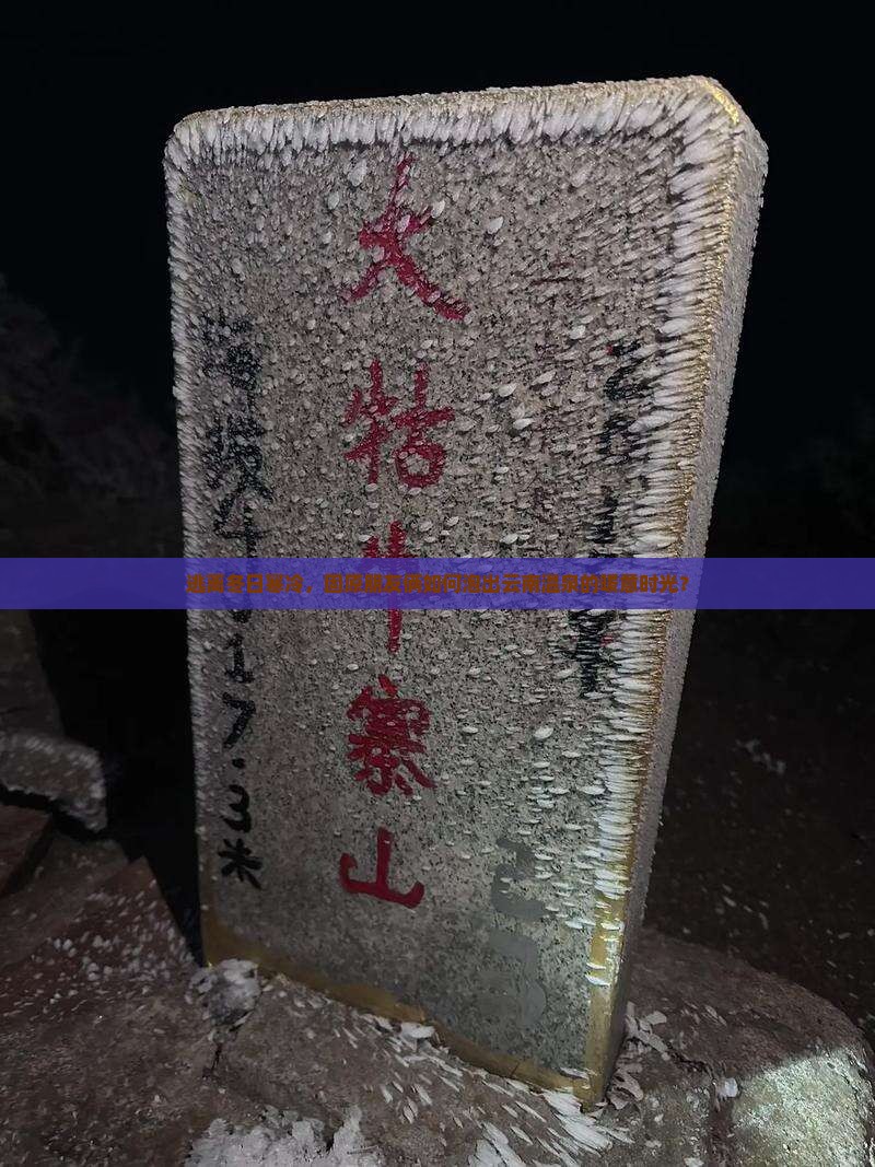 逃离冬日寒冷，固原朋友俩如何泡出云南温泉的暖意时光？
