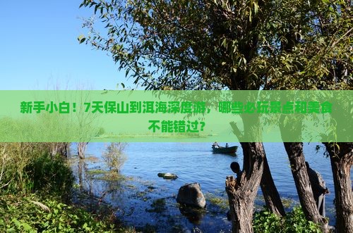 新手小白！7天保山到洱海深度游，哪些必玩景点和美食不能错过？