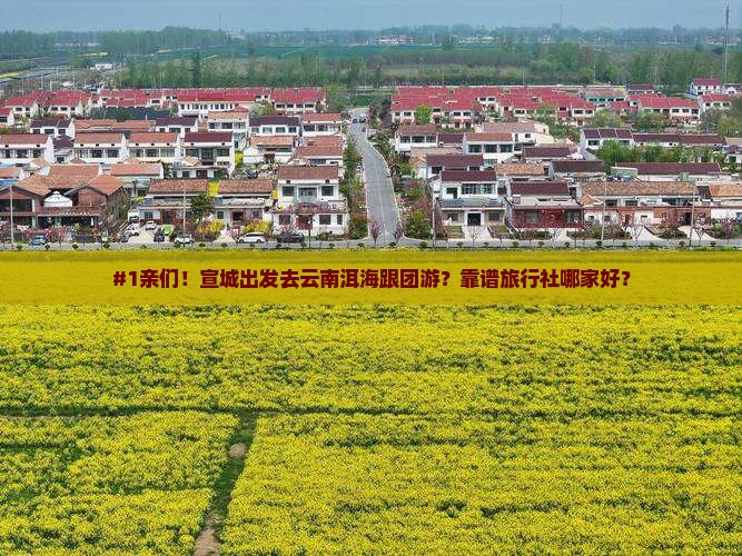 #1亲们！宣城出发去云南洱海跟团游？靠谱旅行社哪家好？