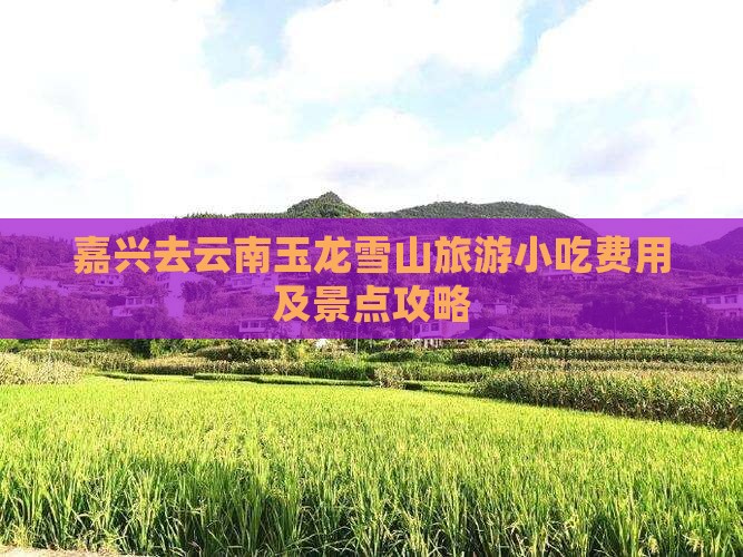 嘉兴去云南玉龙雪山旅游小吃费用及景点攻略