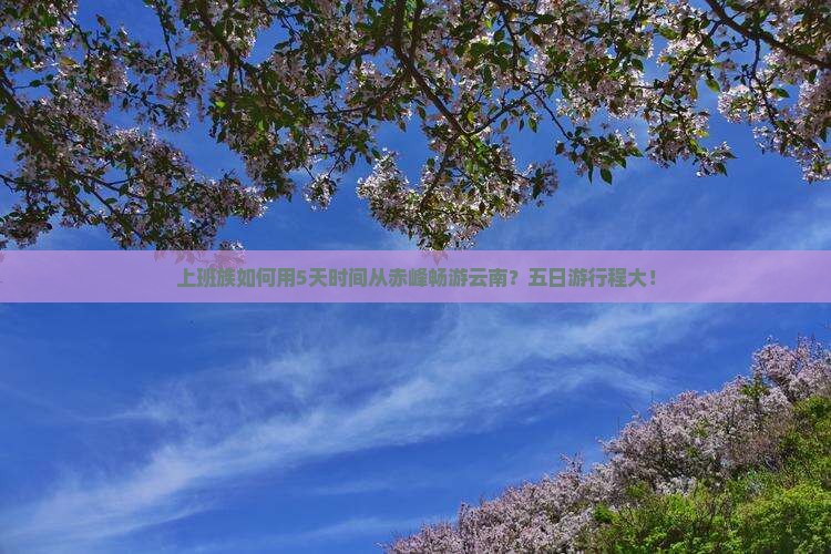 上班族如何用5天时间从赤峰畅游云南？五日游行程大！
