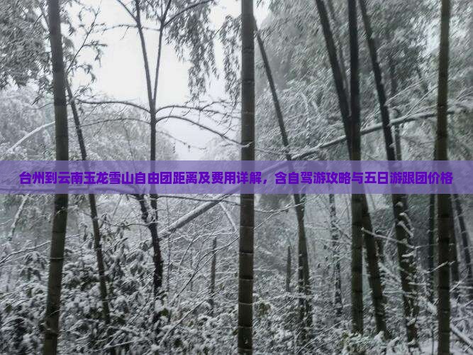 台州到云南玉龙雪山自由团距离及费用详解，含自驾游攻略与五日游跟团价格